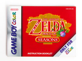 Zelda Oracle Of Seasons [Manual] (Nintendo Game Boy Color / GBC)