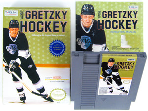 Wayne Gretzky Hockey [Black Jersey + Logo] (Nintendo / NES)