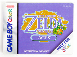Zelda Oracle Of Ages [Manual] (Nintendo Game Boy Color / GBC)