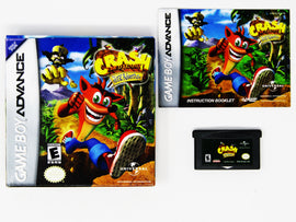 Crash Bandicoot: The Huge Adventure (Nintendo Game Boy Advance / GBA)