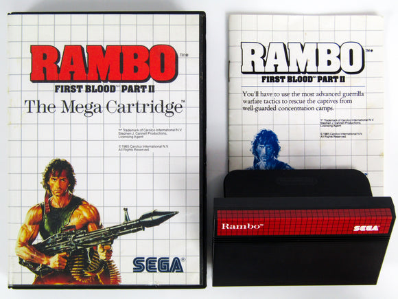 Rambo First Blood Part II 2 (Sega Master System)