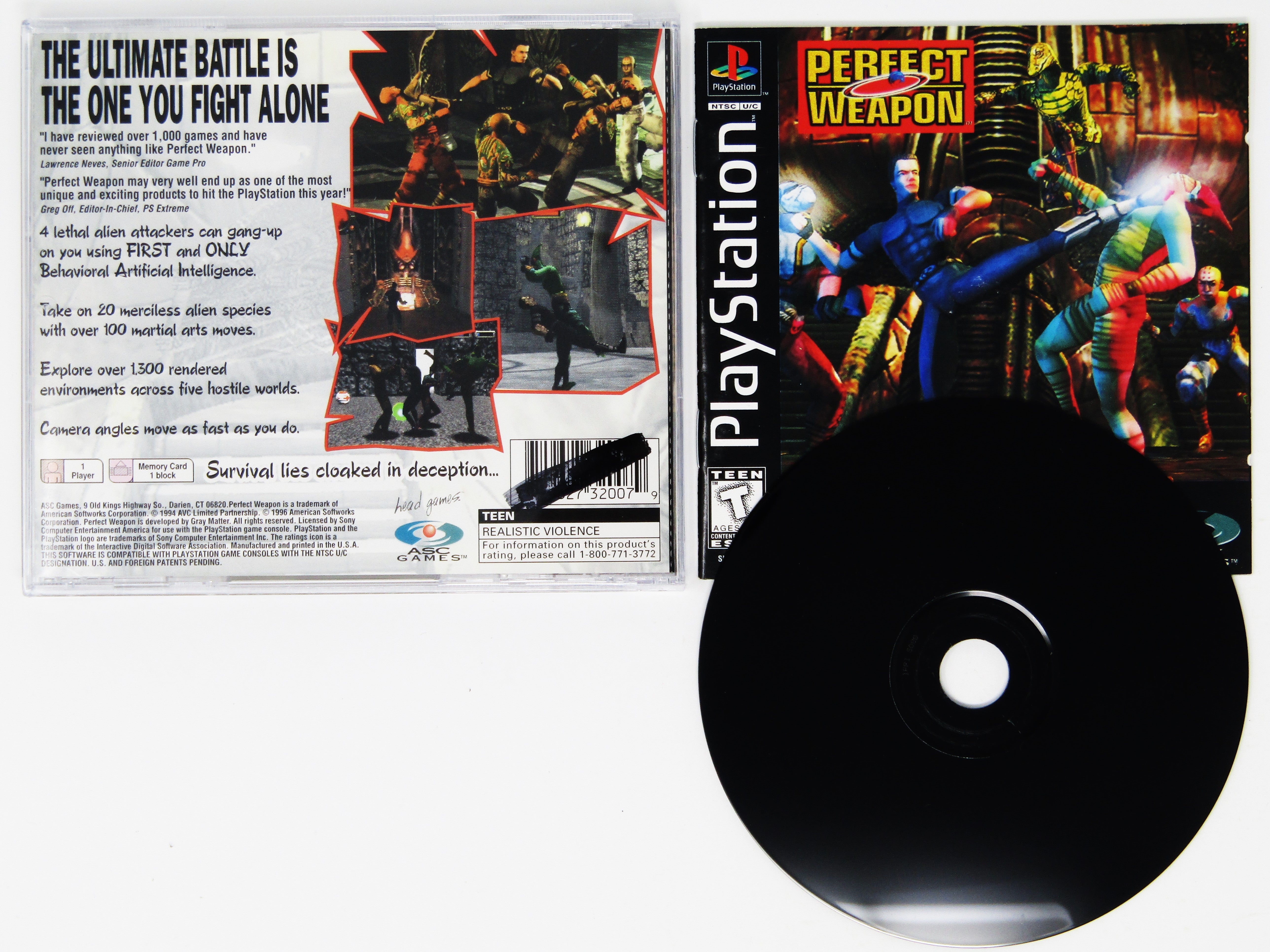 Perfect Weapon (Playstation / PS1) - RetroMTL