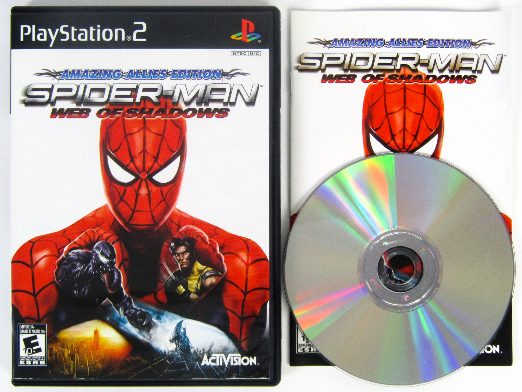 🔥 Spider-Man: Web of Shadows Amazing Allies Edition (PS2) VG Disc