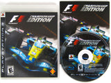 Formula One Championship Edition (Playstation 3 / PS3)