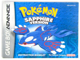 Pokemon Sapphire [Manual] (Nintendo Game Boy Advance / GBA)