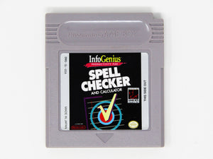 InfoGenius: Spell Checker And Calculator (Game Boy)