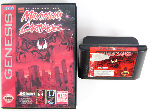 Spiderman Maximum Carnage (Sega Genesis)