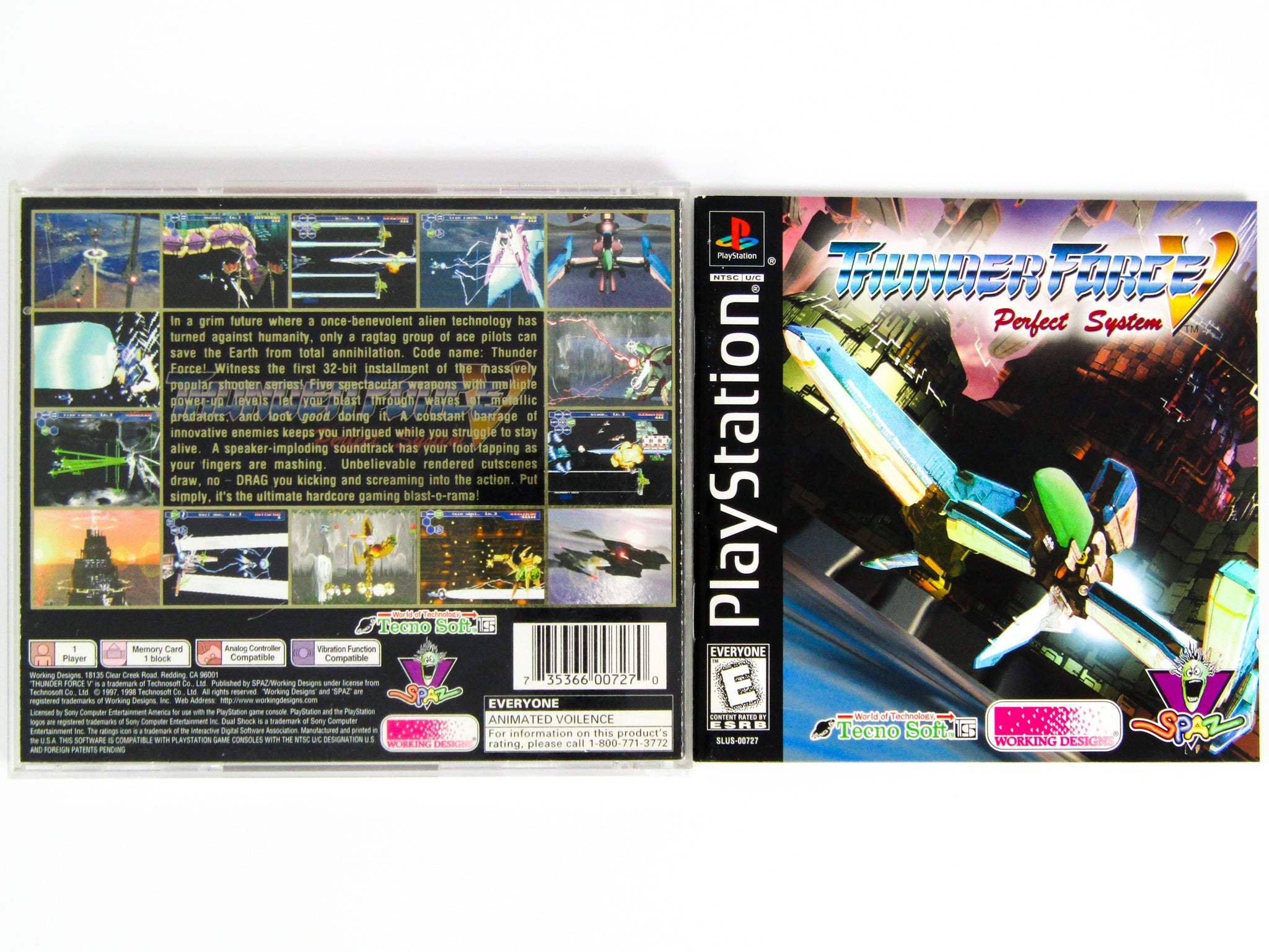 Thunder Force V 5 (Playstation / PS1) – RetroMTL