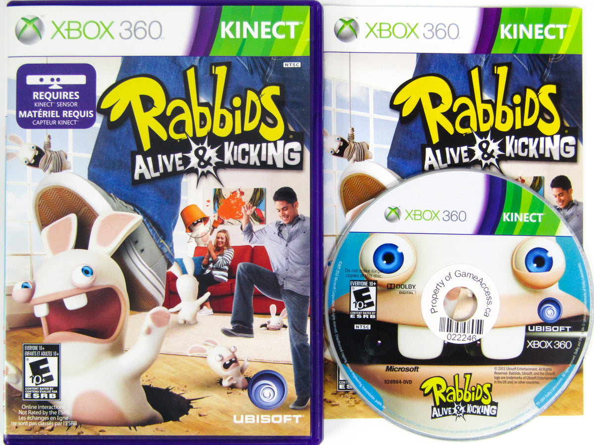 Rabbids: Alive & Kicking [Kinect] (Xbox 360) – Retro MTL