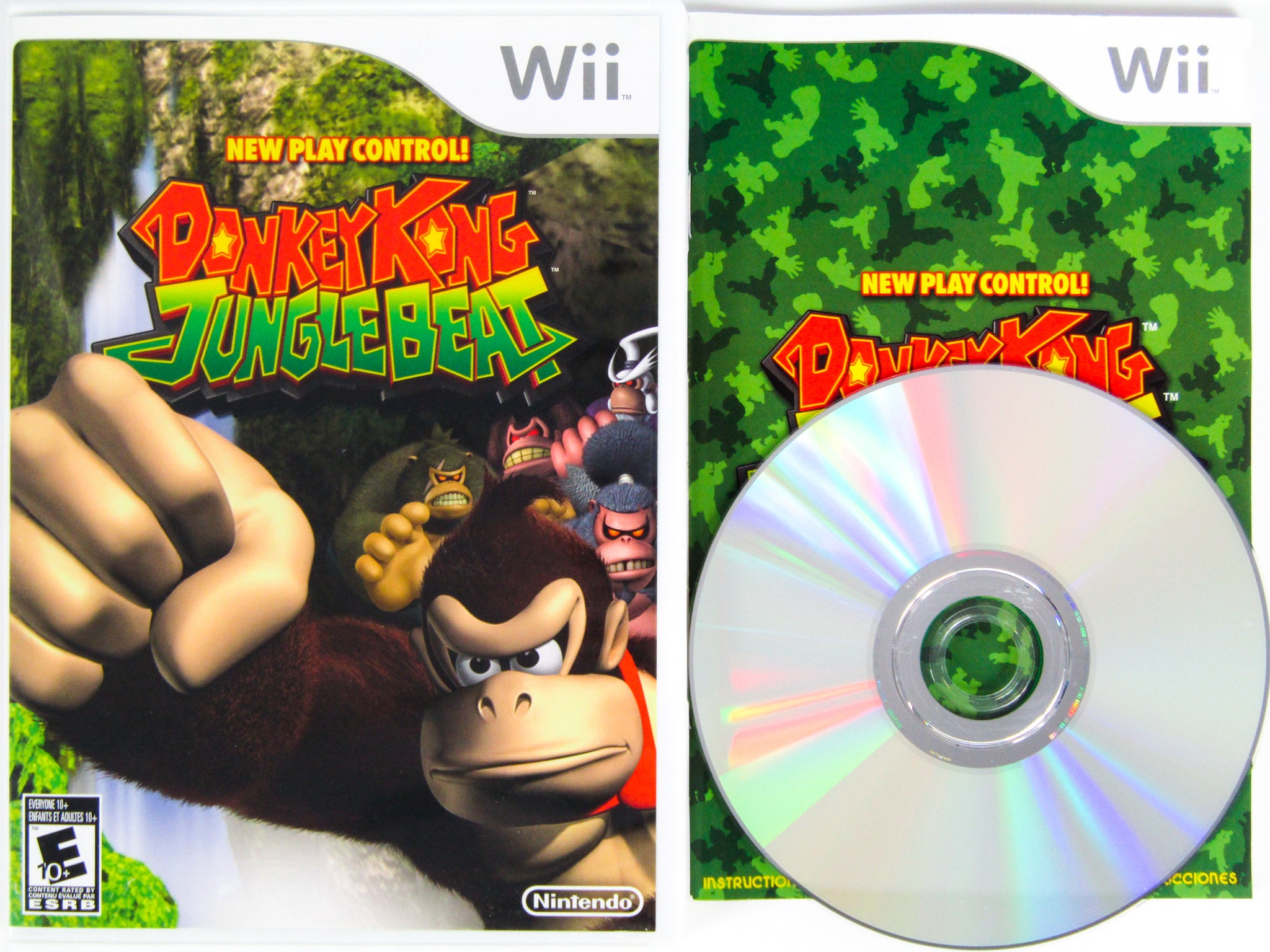 NEW PLAY CONTROL! Donkey Kong Jungle Beat, Wii, Jogos