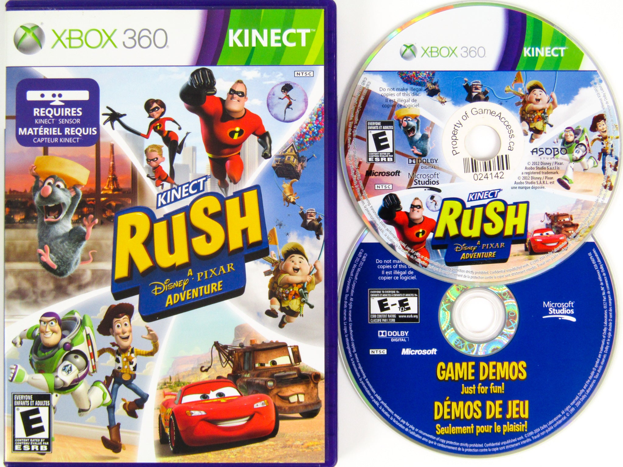 Game Kinect Rush - Uma Aventura da Disney - Pixar - Xbox360 - GAMES E  CONSOLES - GAME XBOX 360 / ONE : PC Informática