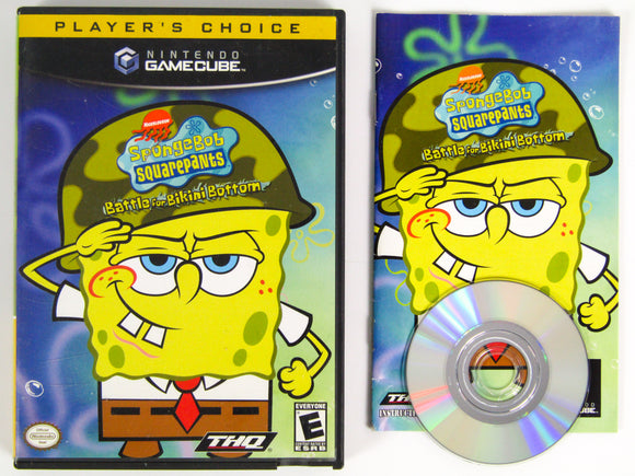SpongeBob SquarePants Battle For Bikini Bottom [Player's Choice] (Nintendo Gamecube)