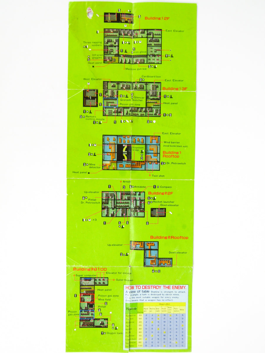 Metal Gear Map Nintendo NES RetroMTL   IMG 3979 4cc0b7dd 8d19 4495 84c6 7b13c39ce180 1200x1200 