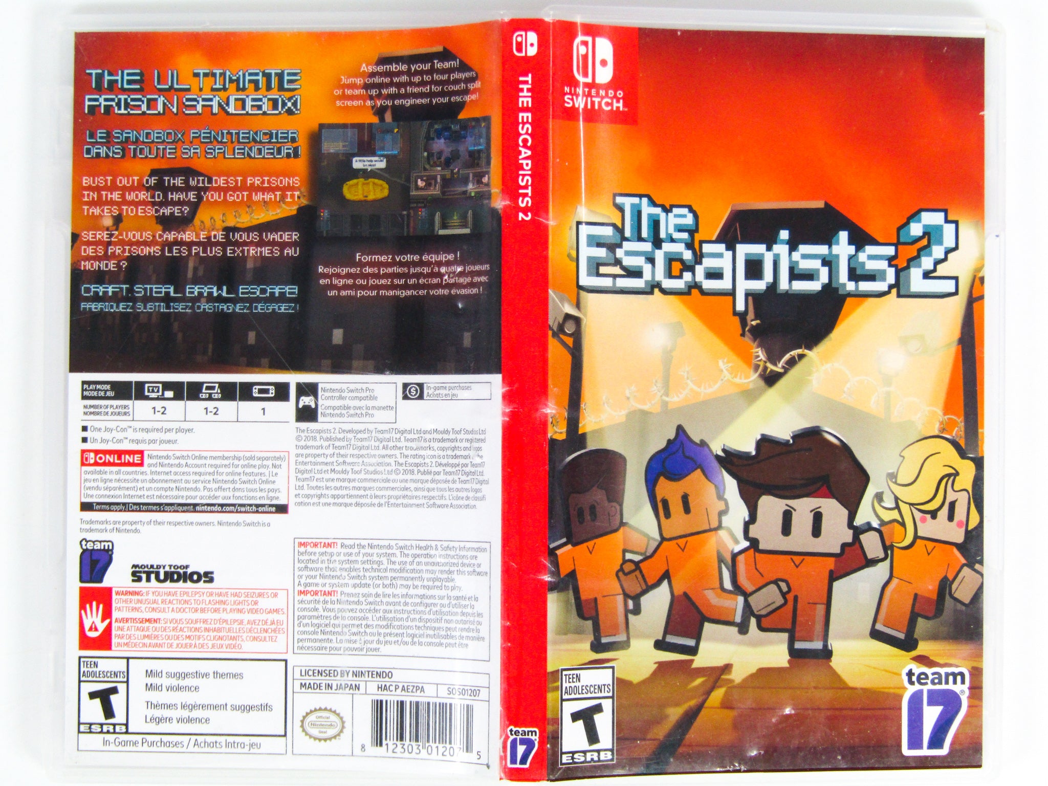 Split Screen Nintendo Switch Escapists The Escapists Nintendo