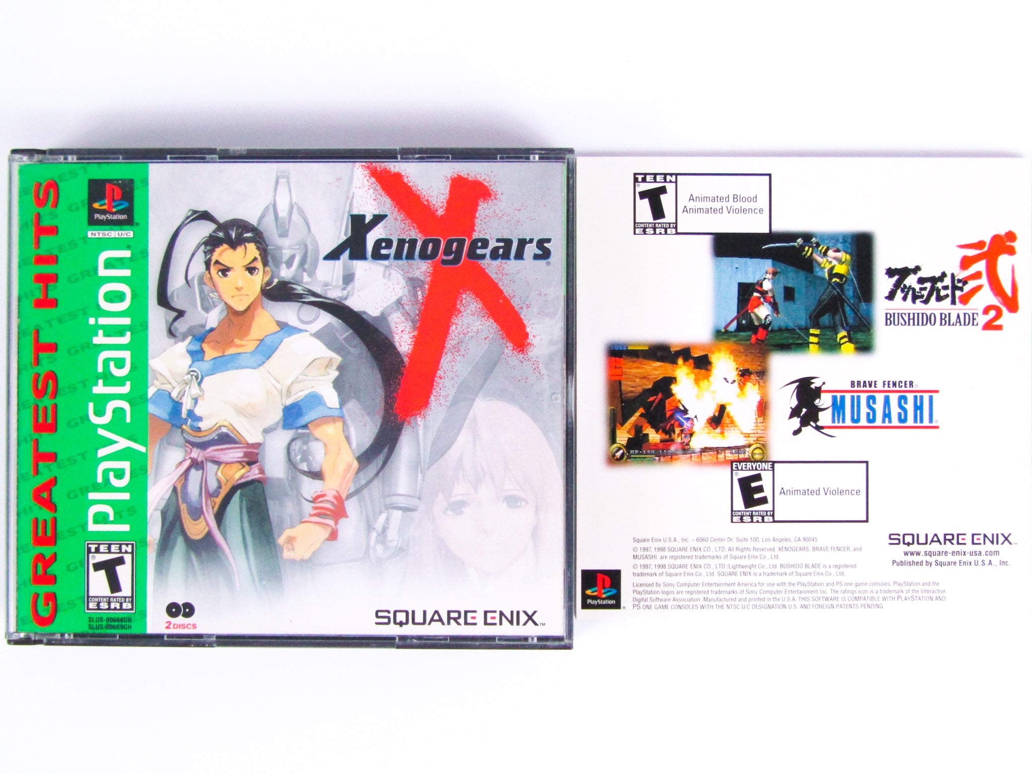 High quality Xenogears Greatest Hits For Playstation 1