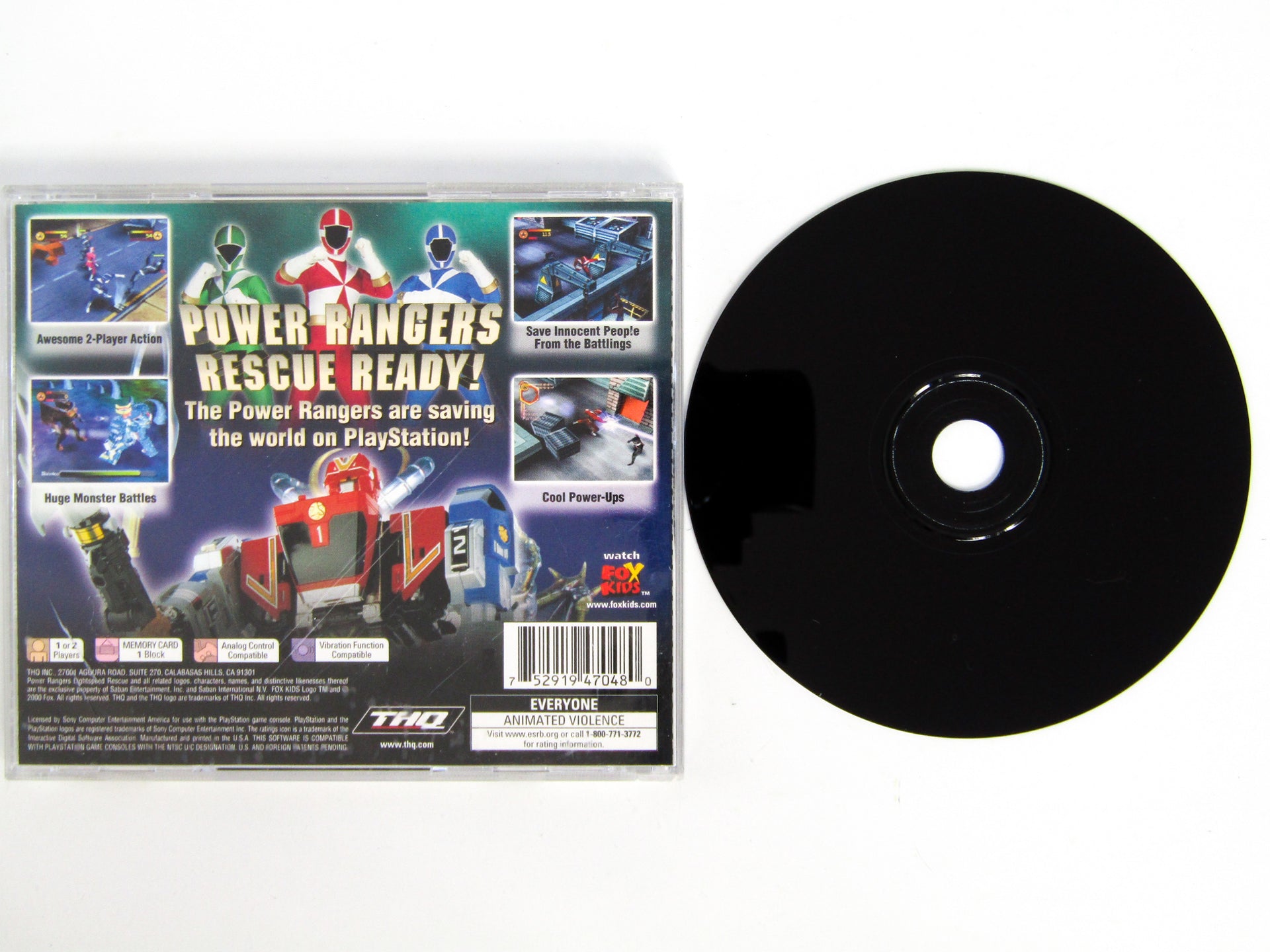 Power Rangers Lightspeed Rescue (PlayStation / PS1) – Retro MTL