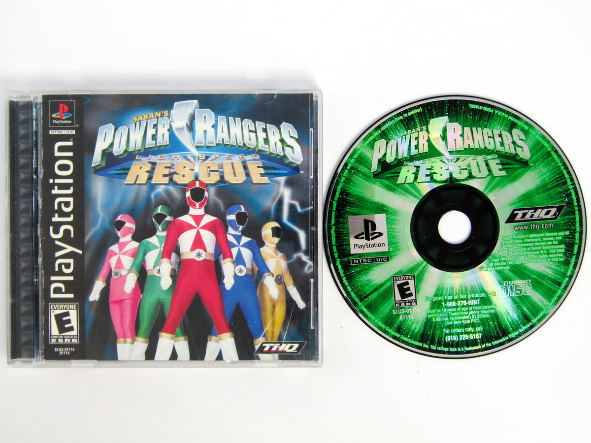 Power Rangers Lightspeed Rescue (PlayStation / PS1) – Retro MTL