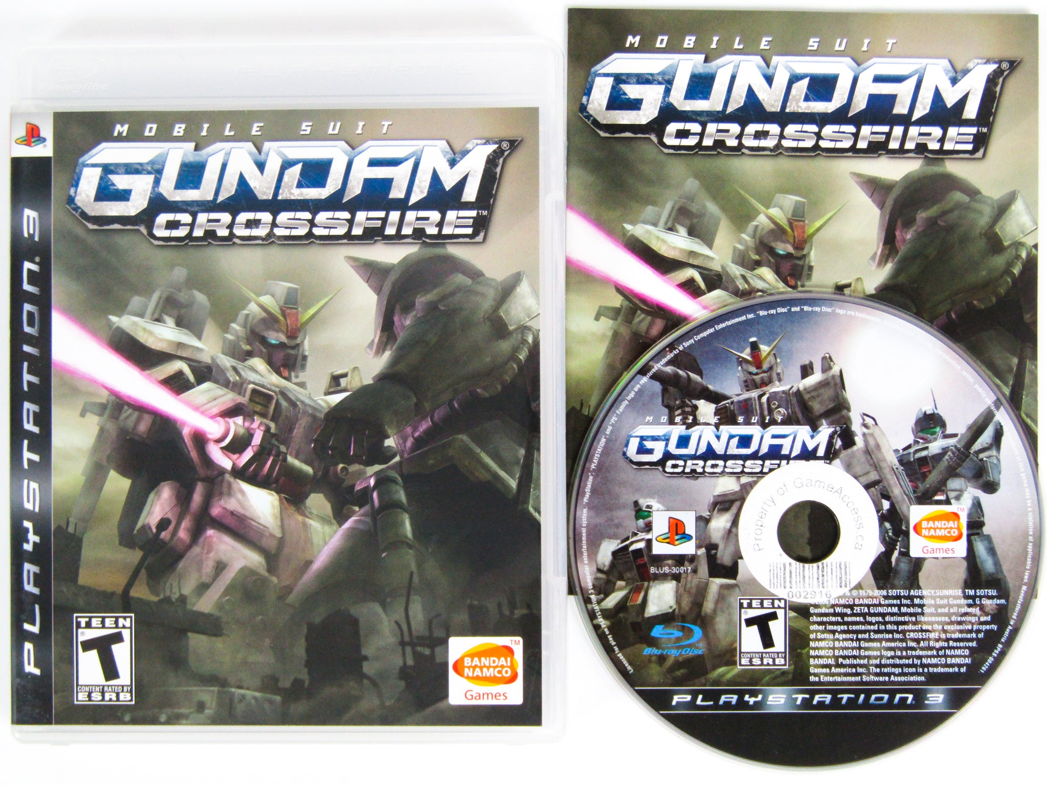 Mobile Suit Gundam Crossfire (Playstation 3 / PS3) – RetroMTL