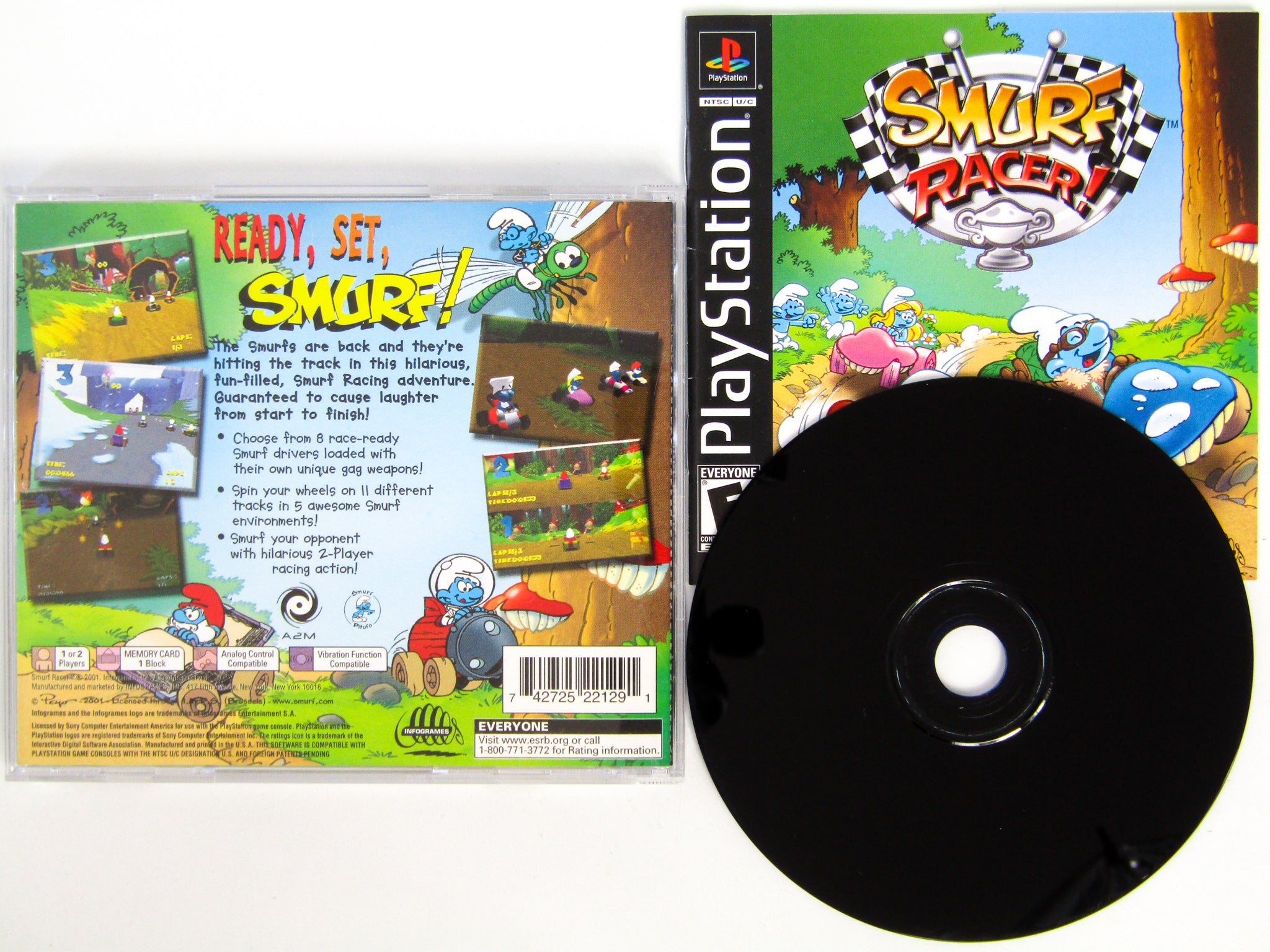 Smurf Racer (PlayStation / PS1) – Retro MTL