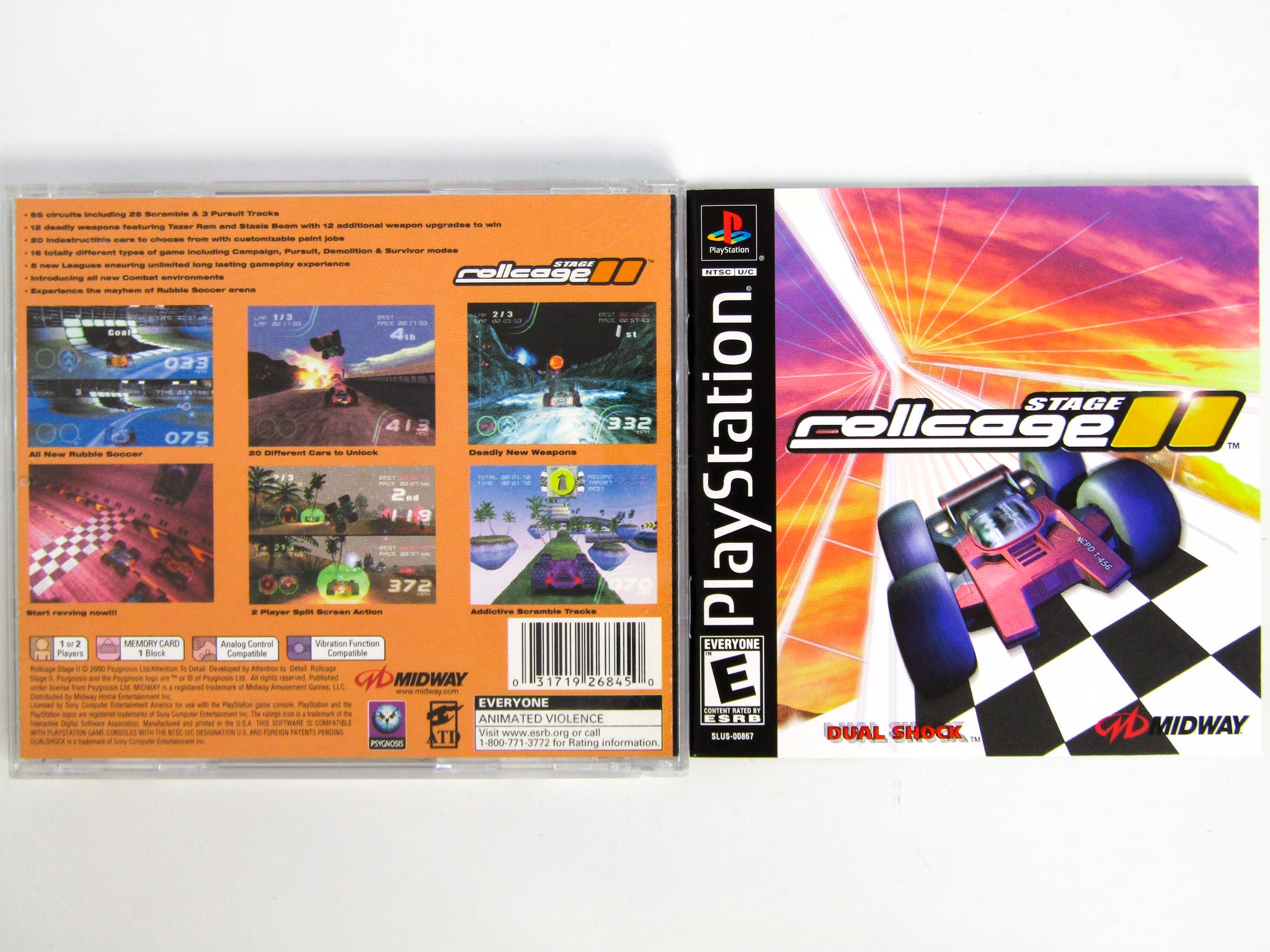 PS1 　新品未開封　Rollcage Stage II　北米版 Rollcage Stage 2 / Game : Playstation: Amazon.co.uk: PC