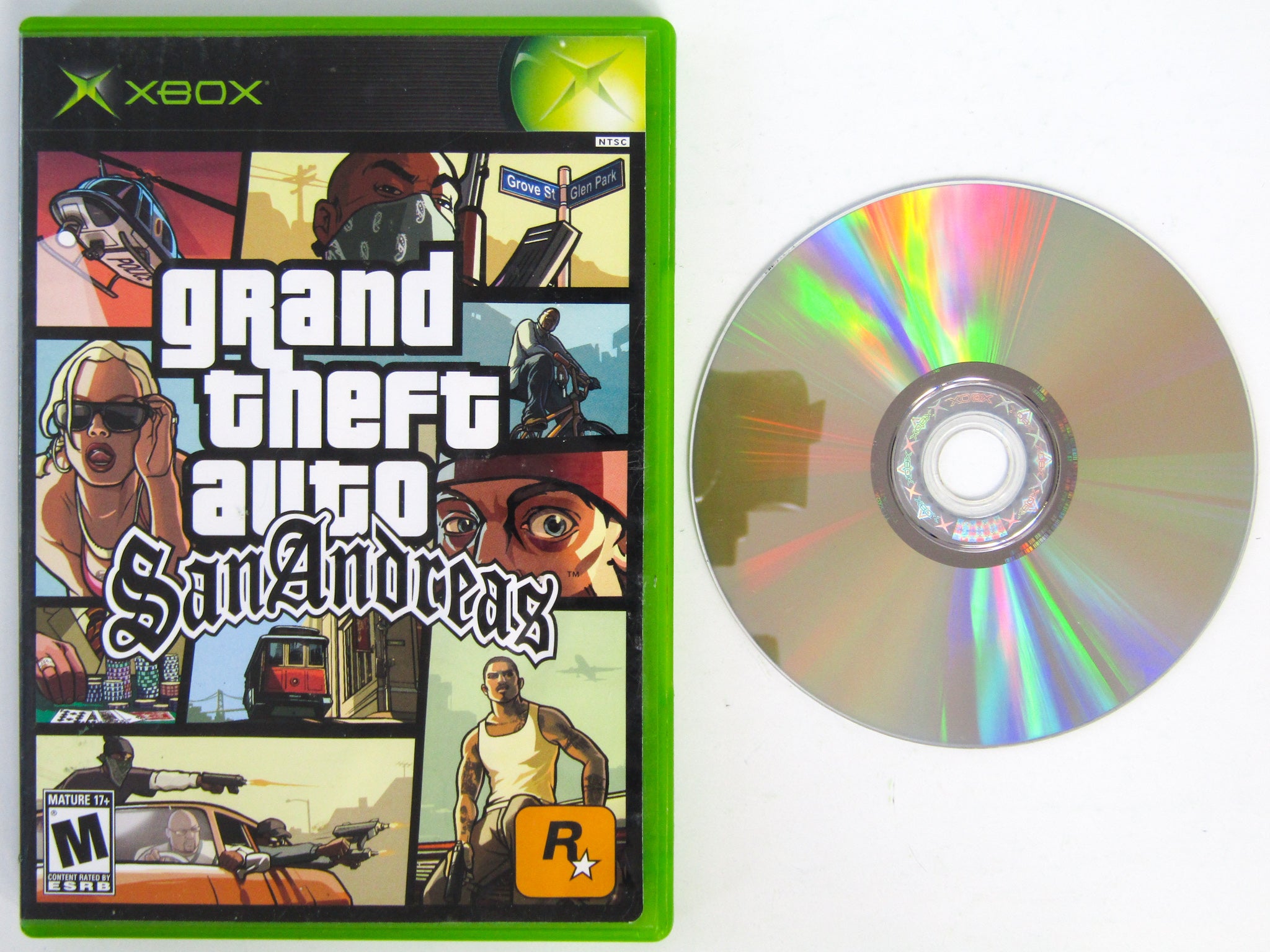 GTA Grand Theft Auto San Andreas Microsoft Xbox 360 Game Map