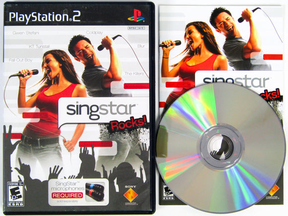 SingStar Rocks! ( PlayStation 2 ) 