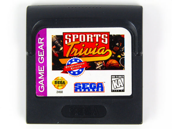 Sports Trivia (Sega Game Gear)