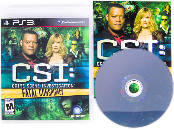 CSI: Fatal Conspiracy (Playstation 3 / PS3)