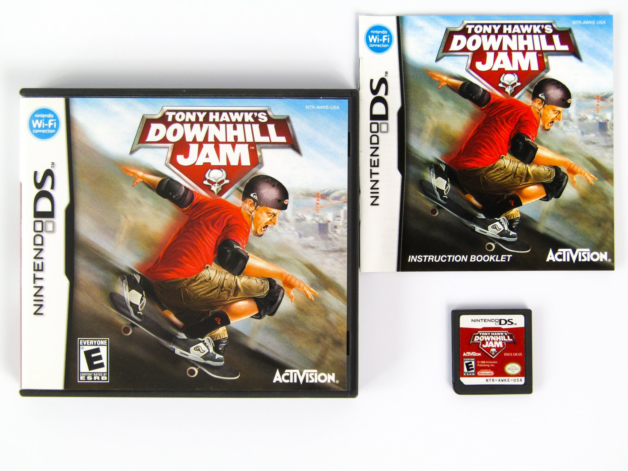 Tony Hawk's: Downhill Jam (Nintendo Wii, 2006) Disc with Manual