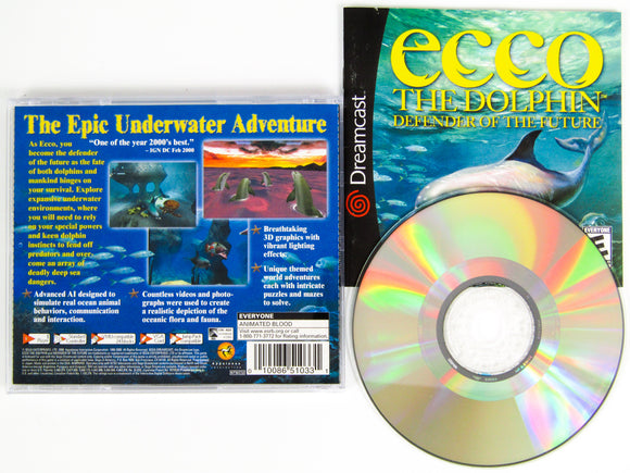Ecco The Dolphin Defender Of The Future (Sega Dreamcast)