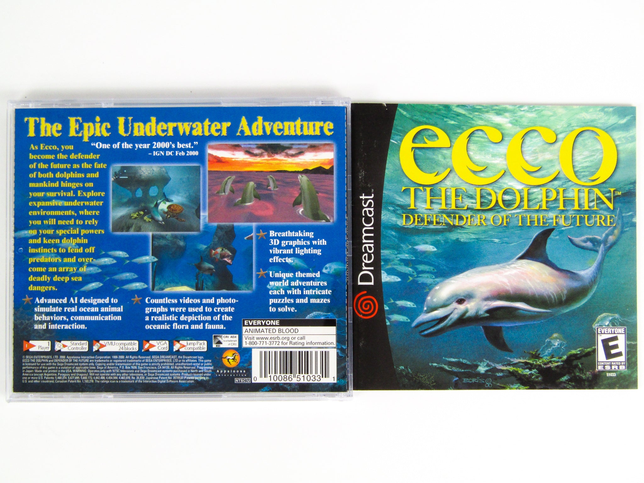 Op risico hefboom Op het randje Ecco The Dolphin Defender Of The Future (Sega Dreamcast) – RetroMTL
