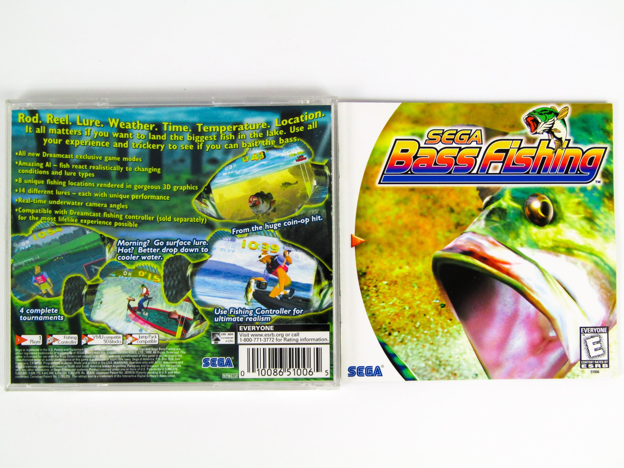 Sega Bass Fishing (Sega Dreamcast) – RetroMTL