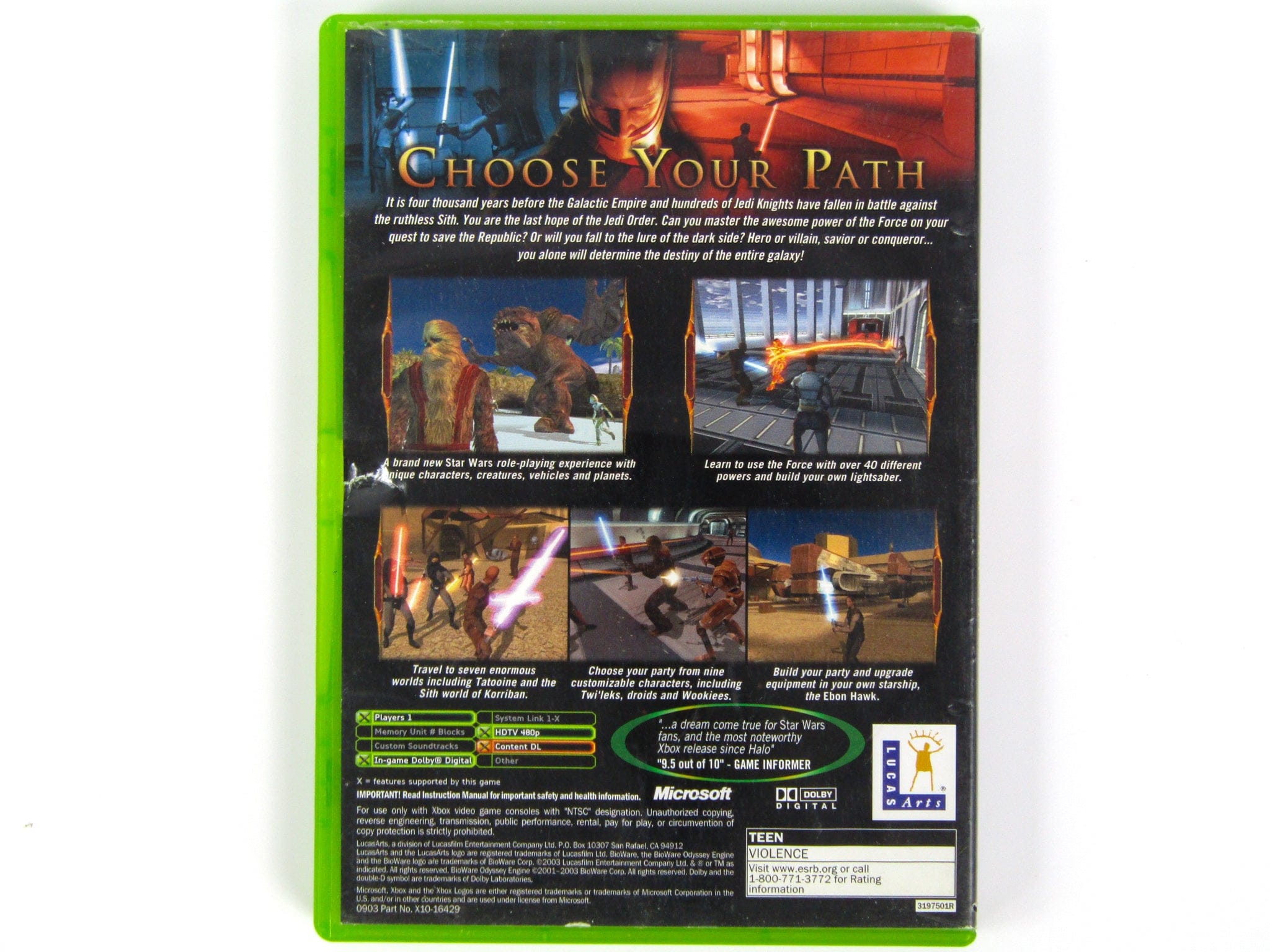 Star Wars Knights of the Old Republic [Not for Resale] (Xbox) - RetroMTL