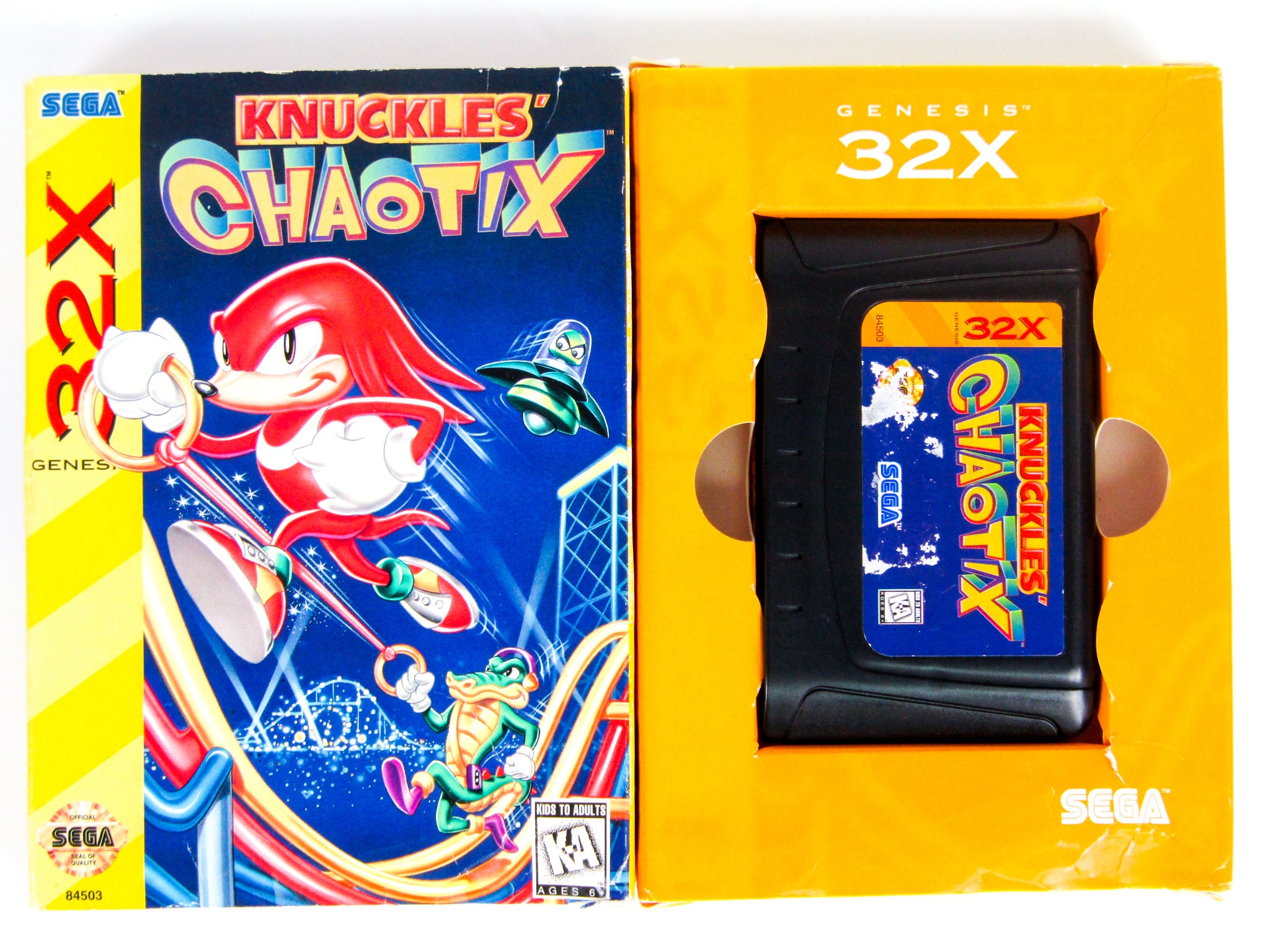 Knuckles Chaotix (Sega 32X) – RetroMTL