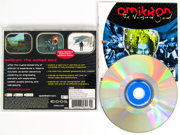 Omikron The Nomad Soul (Sega Dreamcast)