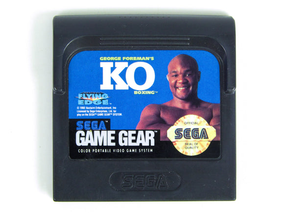 Ficha Técnica de George Foreman's KO Boxing para Sega Game Gear | Museo Ficha Técnica de George Foreman's KO Boxing para Sega Game Gear | Museo