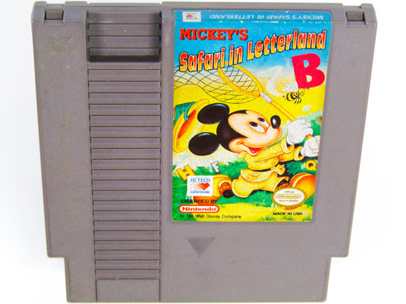 Mickey's Safari In Letterland (Nintendo / NES)