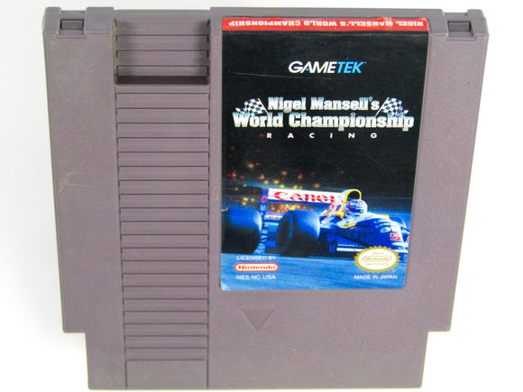 Nigel Mansell's World Championship Racing (Nintendo / NES)