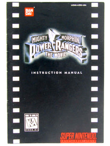 Mighty Morphin Power Rangers The Movie [Manual] (Super Nintendo / SNES)