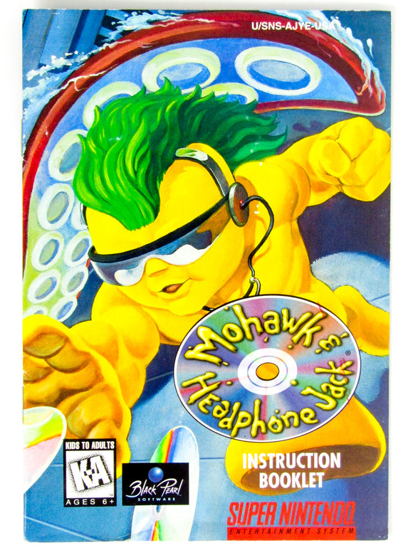 Mohawk And Headphone Jack [Manual] (Super Nintendo / SNES)