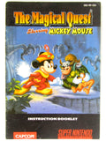 Magical Quest Starring Mickey Mouse [Manual] (Super Nintendo / SNES)