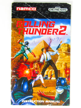 Rolling Thunder 2 [Manual] (Sega Genesis)