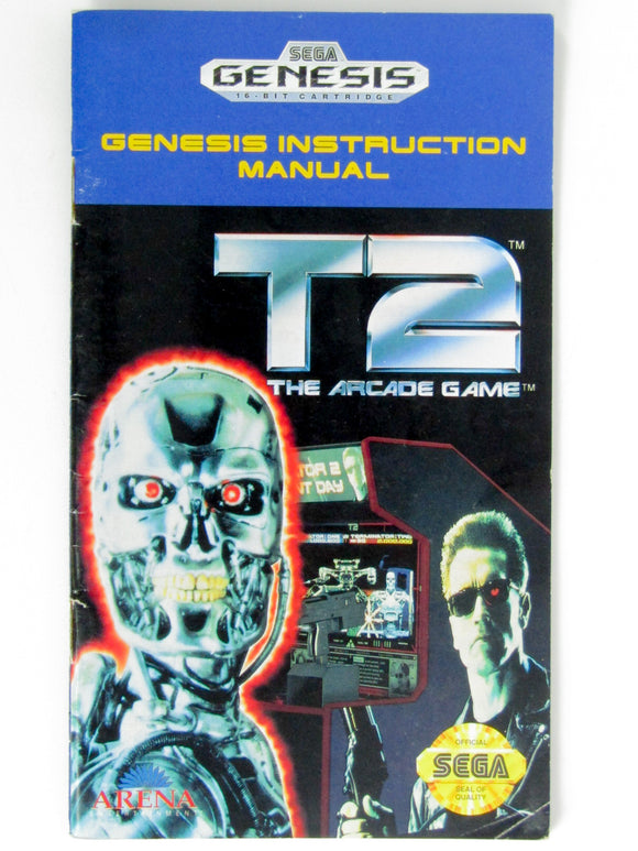 T2 The Arcade Game [Manual] (Sega Genesis)