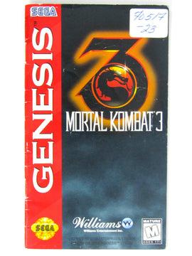 Mortal Kombat 3 [Manual] (Sega Genesis)