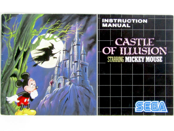 Castle Of Illusion [Manual] (Sega Genesis)