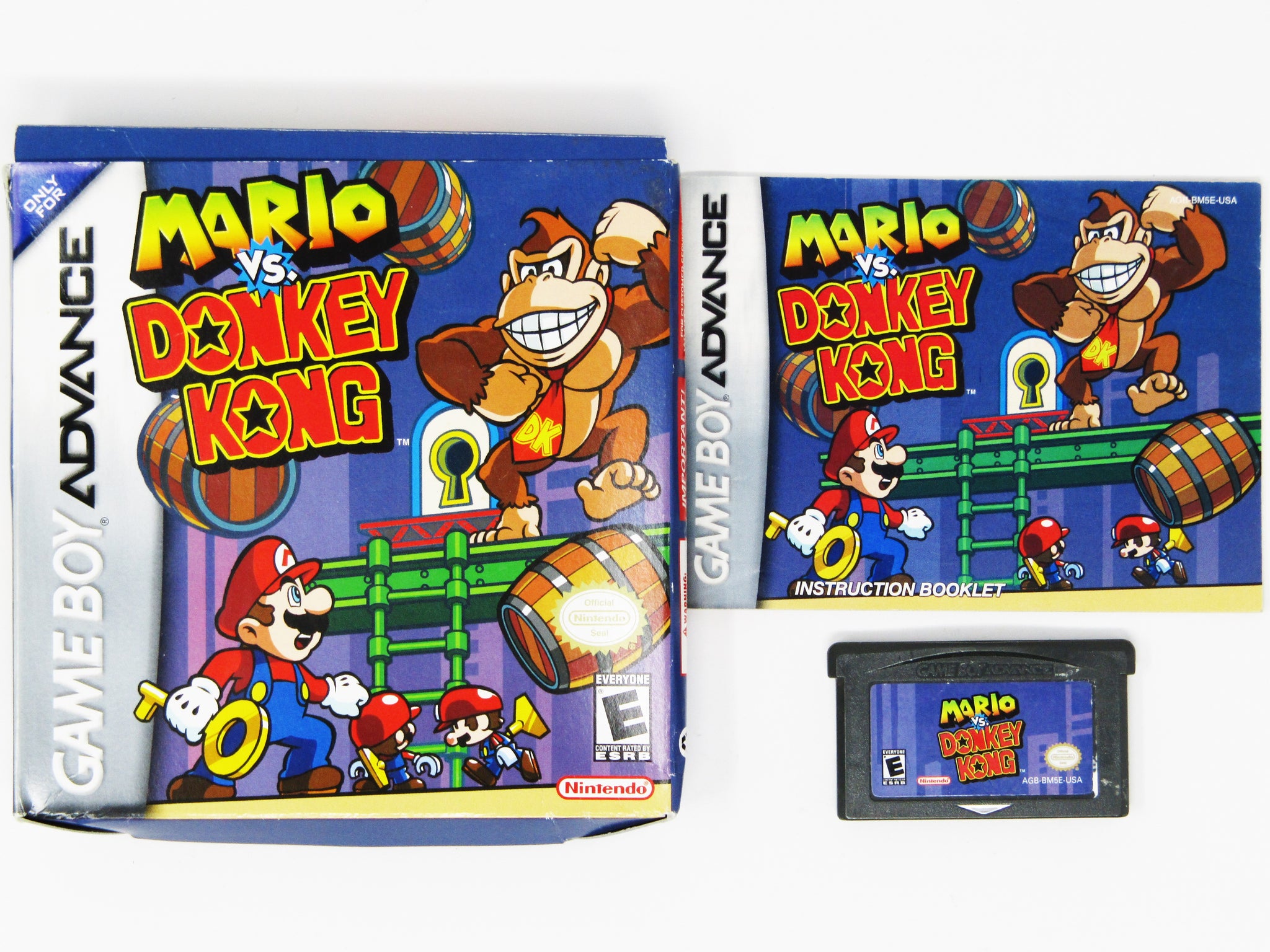 MONTHLY OFFER Mario Vs Donkey Kong 7 Game Value Bundle Nintendo Game Boy  Advance. GBA Carts With Cases 