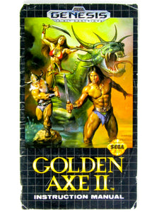 Golden Axe II [Manual] (Sega Genesis)