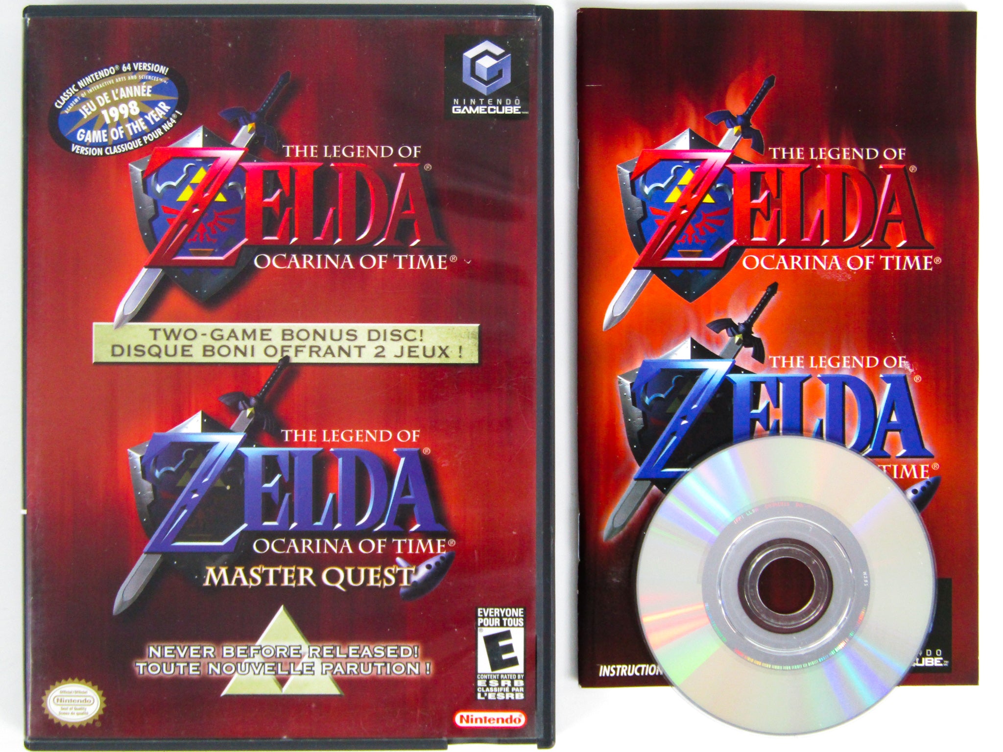 Legend of Zelda Ocarina of Time Master Quest Gamecube Factory Sealed Wata 9.4 A Legend of Zelda Ocarina of Time Master Quest Gamecube Factory Sealed Wata 9.4 A