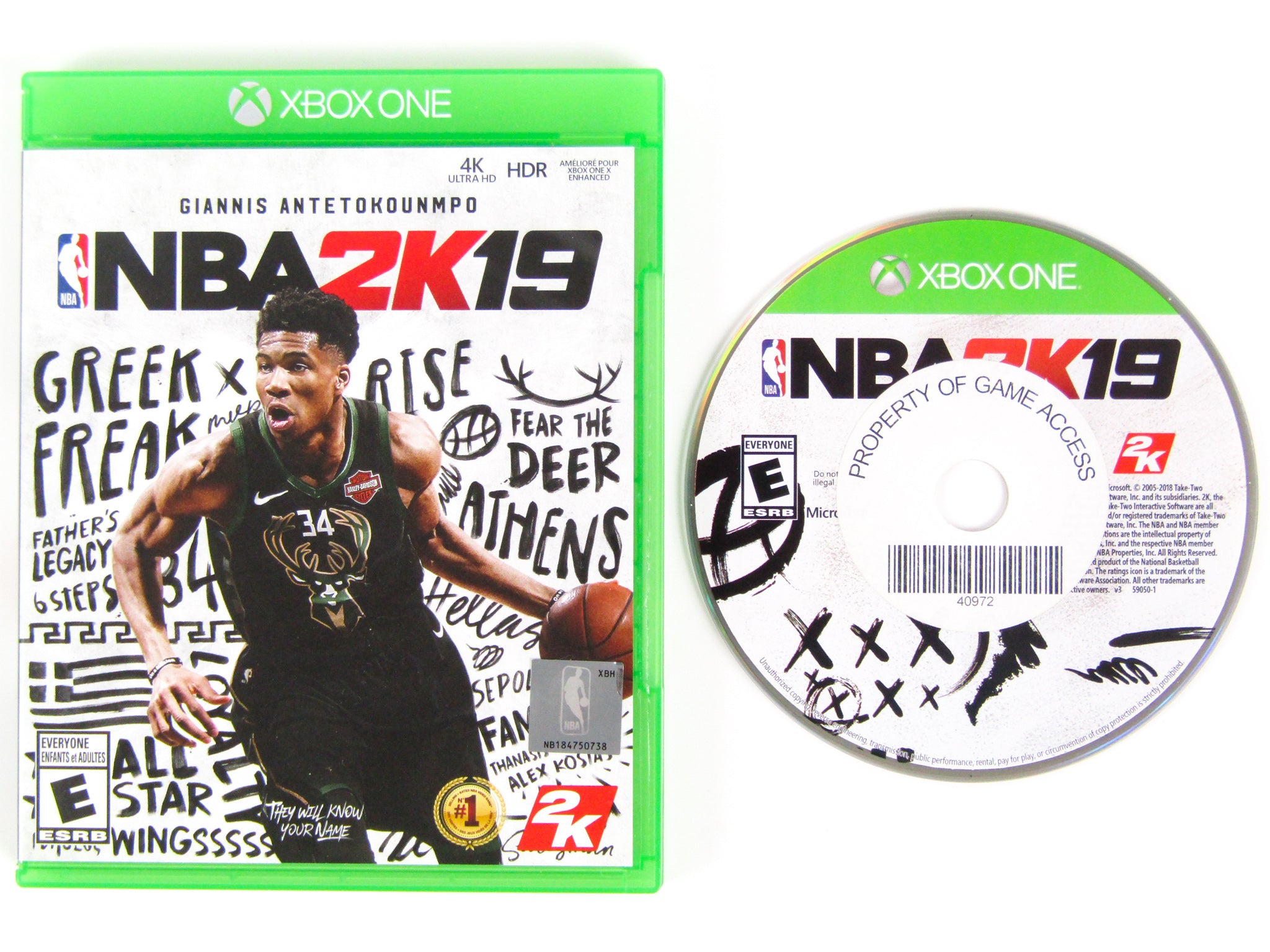Xbox One X Nba 2k19 NBA 2K19 Xbox One - Main Image
