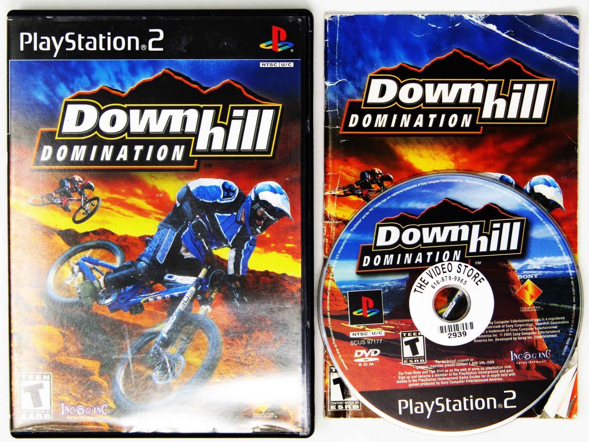 Downhill Domination Sony Playstation 2 Game